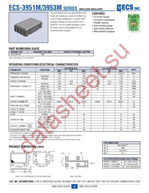 ECS-3951M-018-B-TR datasheet  